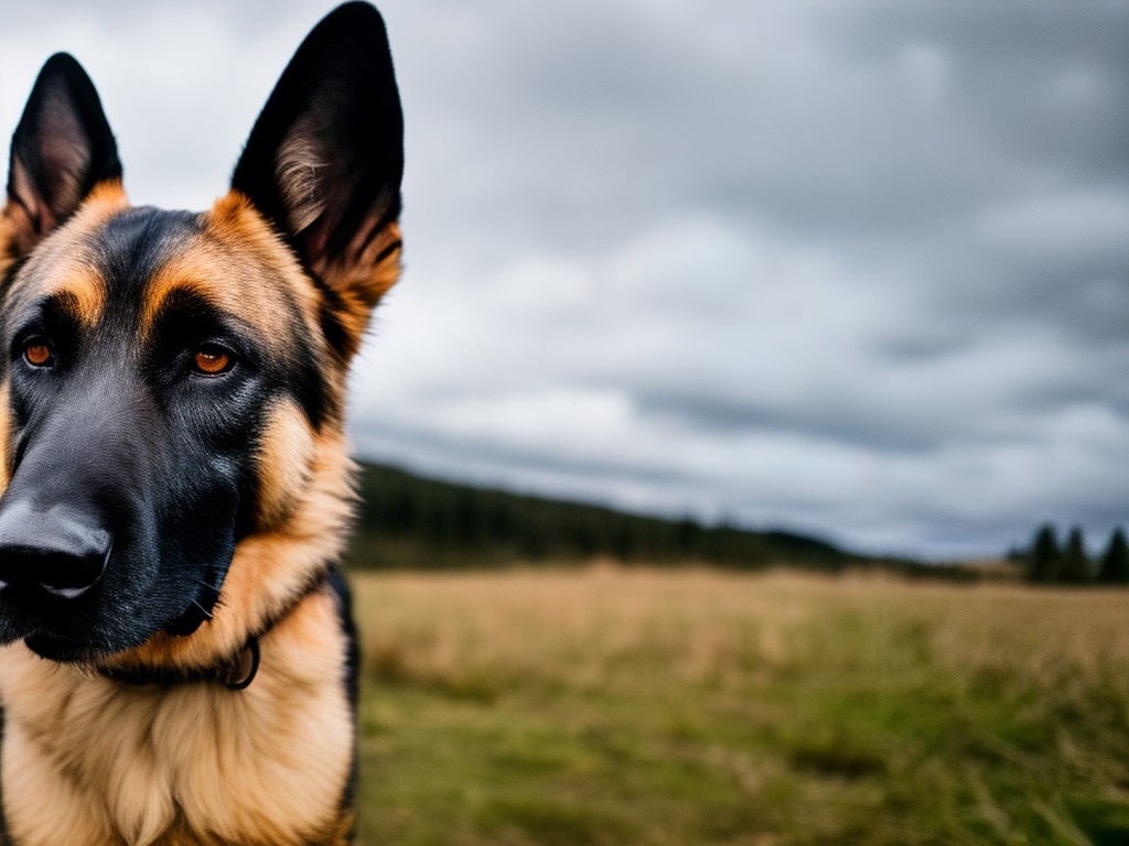 RAW photo, a close-up shot of a German Shepherd's face, capturing its intelligence and loyalty, soft natural lighting, 8k uhd, high resolution, realistic photo, Fujifilm XT4