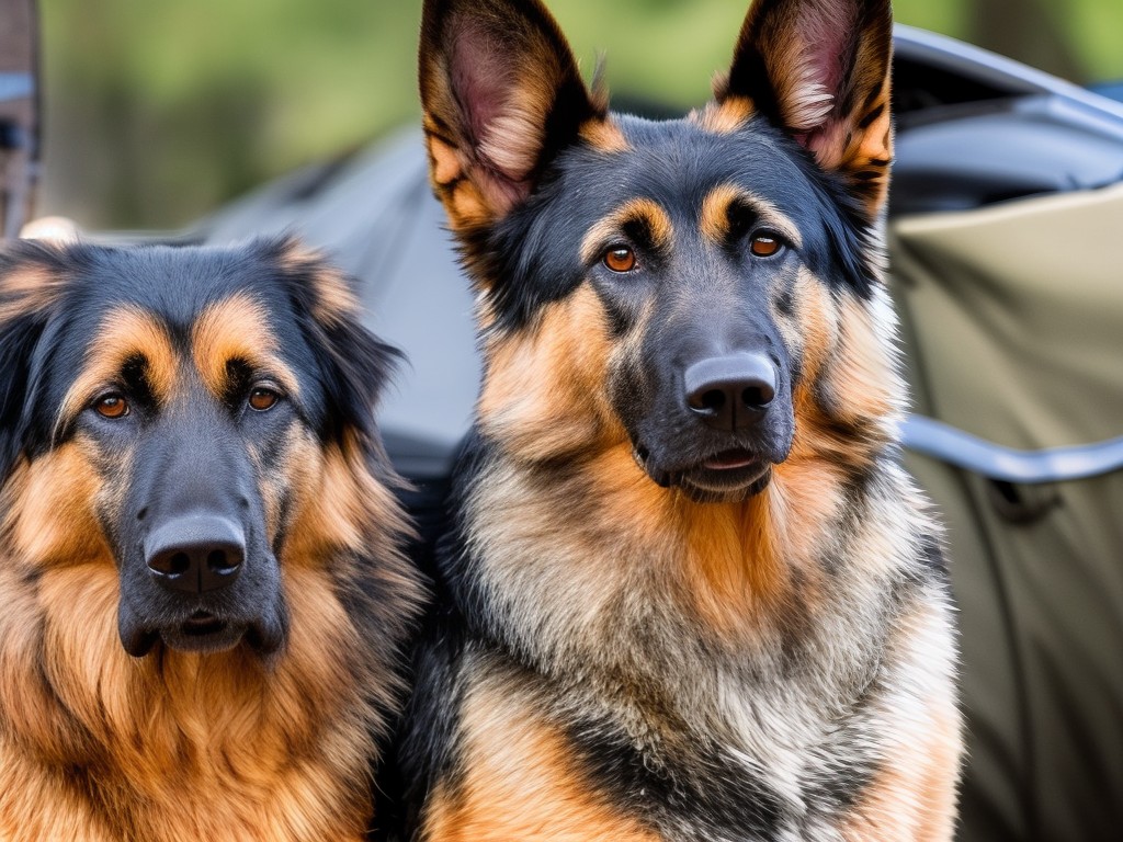 RAW photo, a comprehensive guide to German Shepherd care, portraying grooming, nutrition, and exercise, capturing the responsible and attentive care, 8k uhd, high resolution, realistic photo, subtle film grain, Sony A7R IV